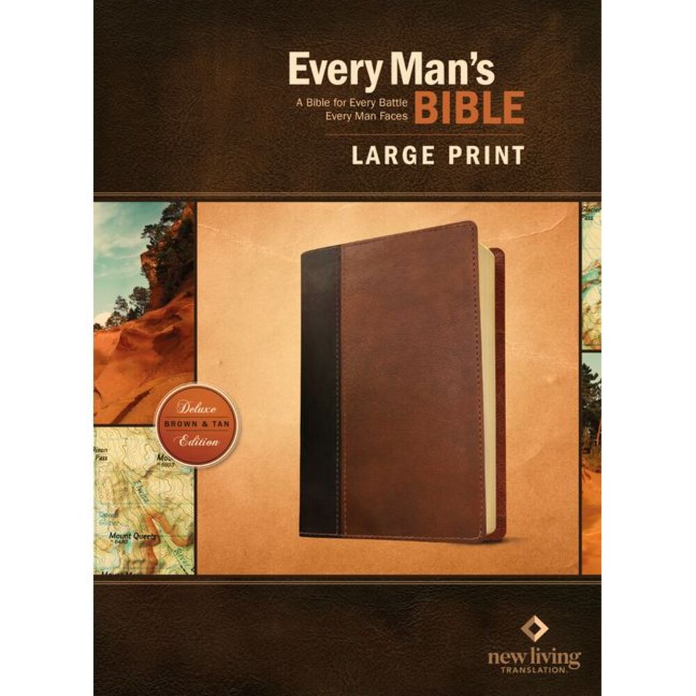 Every Man's Bible-NLT-Large Print -- New Living Translation